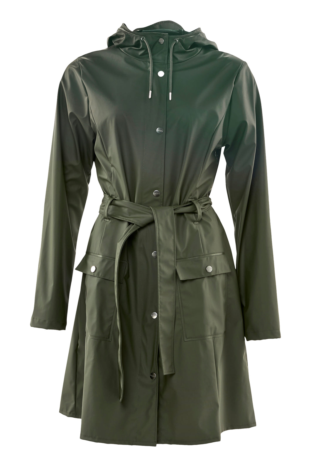 RAINS | Curve Jacket in Green