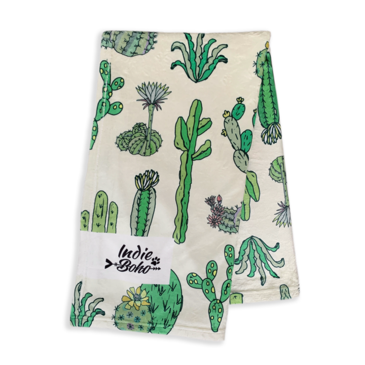Indie Boho | Cactus Fusion Blanket