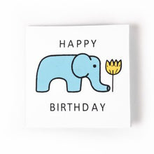 Load image into Gallery viewer, Family Paws | Elephant Mini Birthday Card
