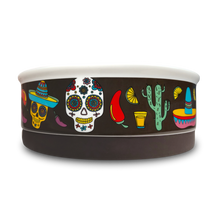 Load image into Gallery viewer, Indie Boho | Mexican Skull Designer Pet Bowl
