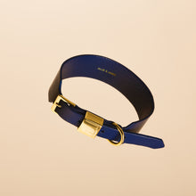 Load image into Gallery viewer, Ollie &amp; James | Leather Dog Collar in Ink
