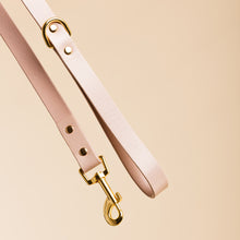 Load image into Gallery viewer, Ollie &amp; James | Leather Dog Lead in Blush
