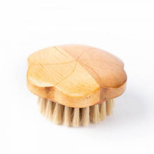 Load image into Gallery viewer, Family Paws | Wooden flower hair brush
